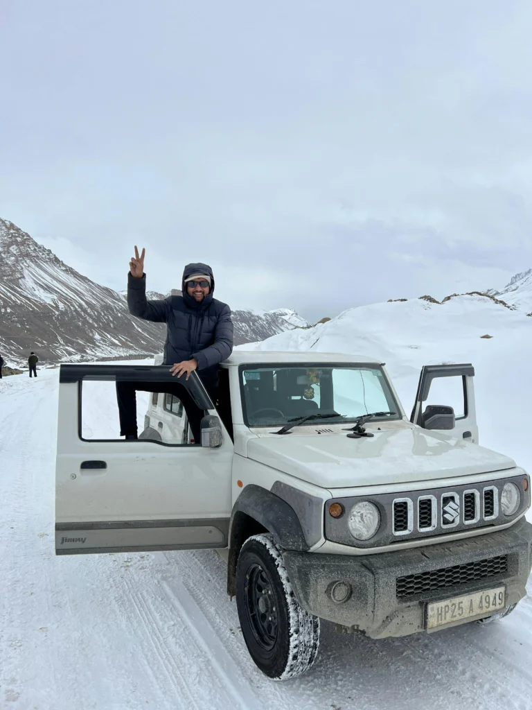 Spiti Valley during winter in Himachal Pradesh